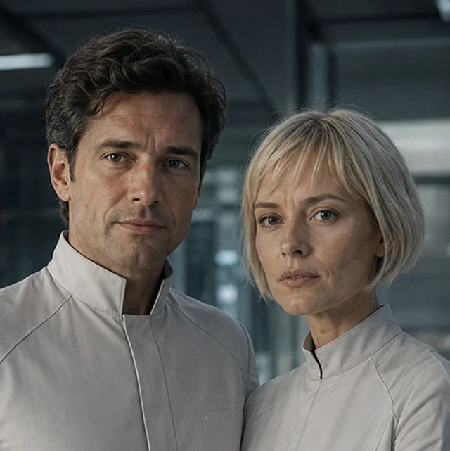 Portrait of Jonathan and Elena Voss